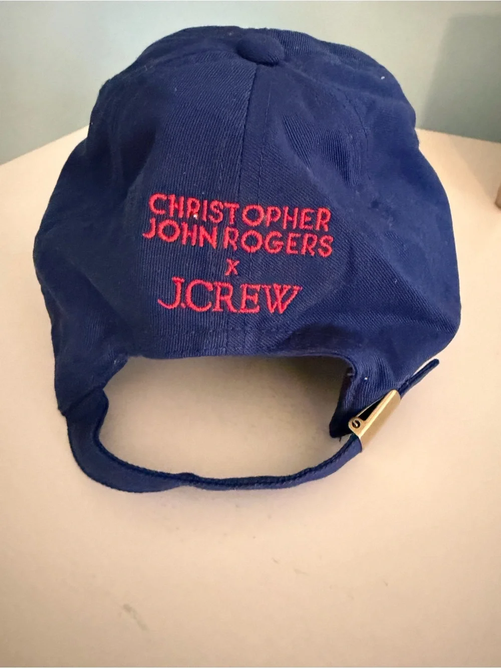 J. Crew Navy Baseball Hat Christopher John Rogers